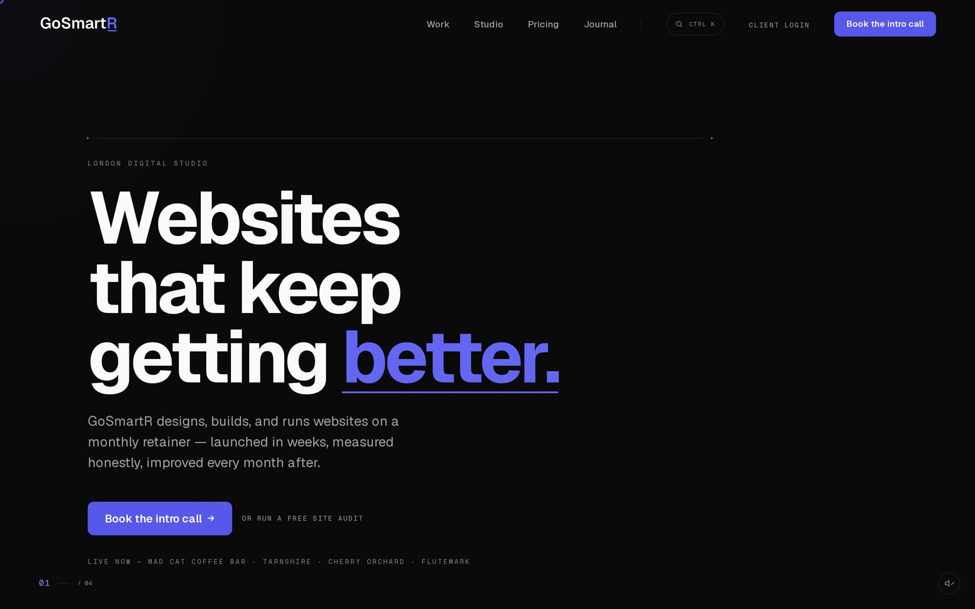 GoSmartR hero: Websites that keep getting better